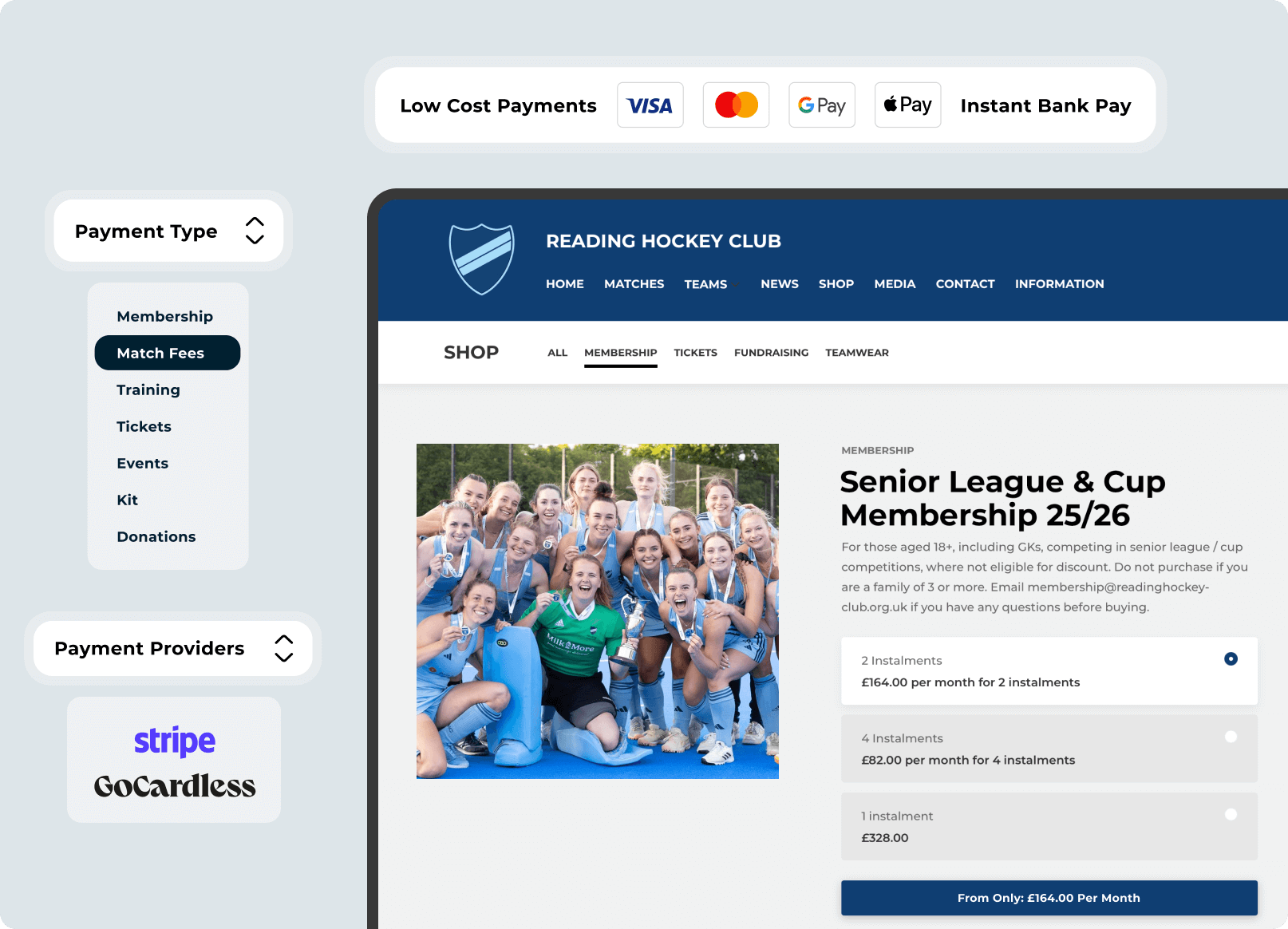 Digital Payments UI mockup